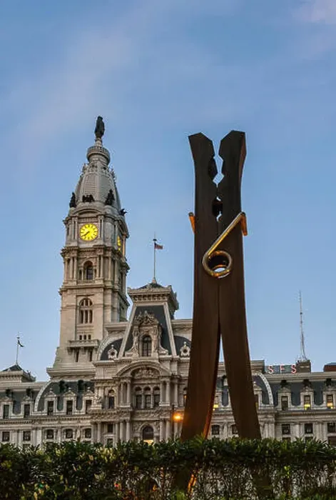 Framed Print : Clothespin sculpture, Philadelphia, Pennsylvania, USA Framed Print : Clothespin sculpture, Philadelphia, Pennsylvania, USA