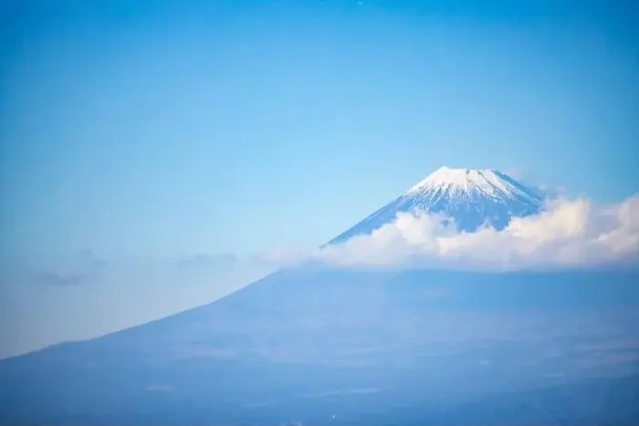 Framed Print : Cloud in the blue sky at Mt.Fuji in Japan Framed Print : Cloud in the blue sky at Mt.Fuji in Japan
