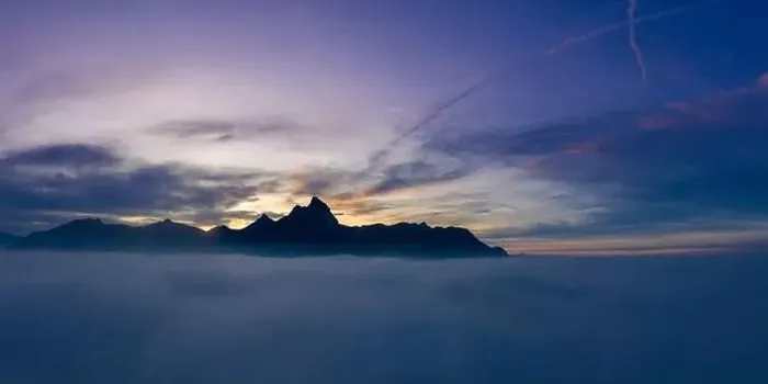 Framed Print : over cloud carpet with hahnenkamm mountains at misty sunset at reutte Framed Print : over cloud carpet with hahnenkamm mountains at misty sunset at reutte