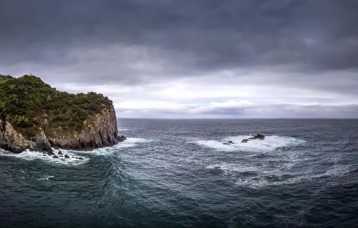 Framed Print : Coastal landscape in Sao Miguel during stormy weather Framed Print : Coastal landscape in Sao Miguel during stormy weather