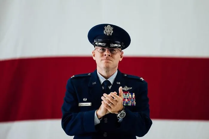 Framed Print : Col. Scot Heathman, outgoing 375th Air Mobility Wing commander Framed Print : Col. Scot Heathman, outgoing 375th Air Mobility Wing commander