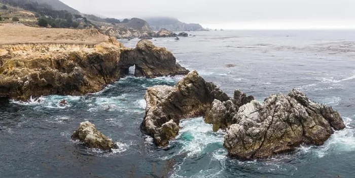 Framed Print : The cold, nutrient-rich waters of the North Pacific Ocean wash against the rocky and scenic coastline of Northern California not far from Monterey Framed Print : The cold, nutrient-rich waters of the North Pacific Ocean wash against the rocky and scenic coastline of Northern California not far from Monterey