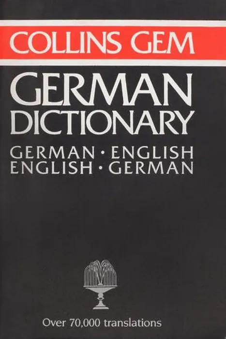 Framed Print : A Collins Gem, German, English Dictionary Framed Print : A Collins Gem, German, English Dictionary