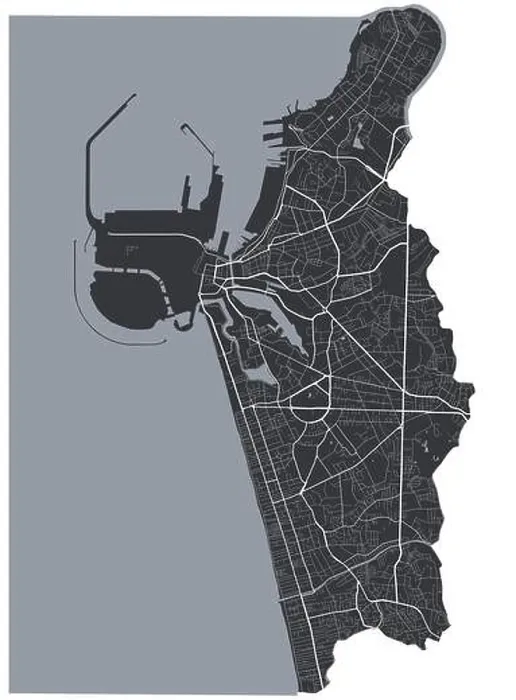 Framed Print : Colombo vector map. Detailed vector map of Colombo city administrative area Framed Print : Colombo vector map. Detailed vector map of Colombo city administrative area