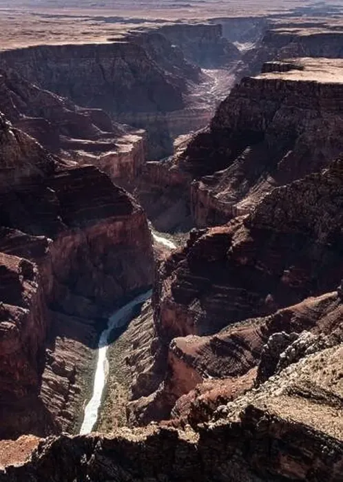 Framed Print : Colorado River in Grand Canyon, Sout Rim, California, USA. Aerial view from helicopter Framed Print : Colorado River in Grand Canyon, Sout Rim, California, USA. Aerial view from helicopter