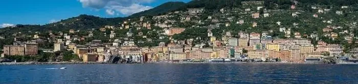 Framed Print : Colored buildings on the waterfront of Camogli Framed Print : Colored buildings on the waterfront of Camogli