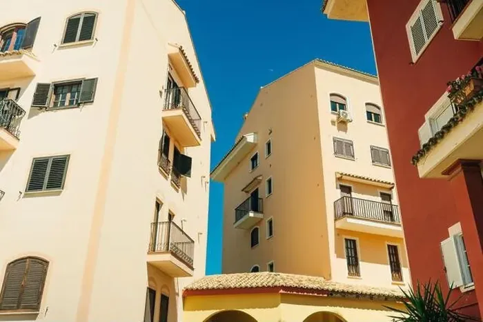 Framed Print : Colorful houses, buildings and yachts in Port Saplaya, Valencia's Little Venice. High quality photo Framed Print : Colorful houses, buildings and yachts in Port Saplaya, Valencia's Little Venice. High quality photo