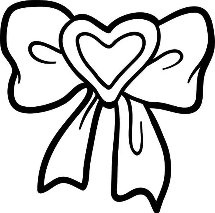 Framed Print : Coloring book for children, Bow Framed Print : Coloring book for children, Bow