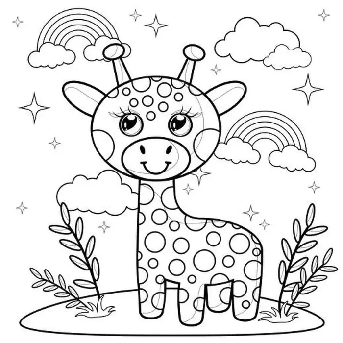 Framed Print : Coloring page for kids and adults Framed Print : Coloring page for kids and adults