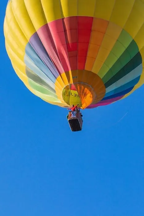 Framed Print : Colourful hot air balloon G-CBEJ launching from the Knavesmire Race Course in York during the annnual York Balloon Framed Print : Colourful hot air balloon G-CBEJ launching from the Knavesmire Race Course in York during the annnual York Balloon