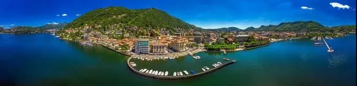Framed Print : Como town on the Lake Como surrounded by mountains in the Italian region Lombardy, Italy, Europe Framed Print : Como town on the Lake Como surrounded by mountains in the Italian region Lombardy, Italy, Europe
