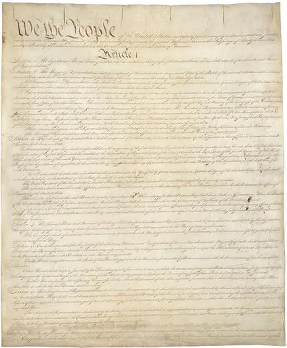 Framed Print : The Constitution of the United States Framed Print : The Constitution of the United States