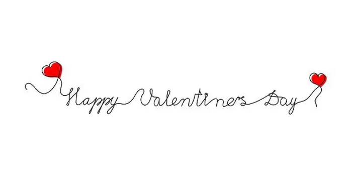 Framed Print : Continuous One Line script cursive text Happy Valentine's Day Framed Print : Continuous One Line script cursive text Happy Valentine's Day