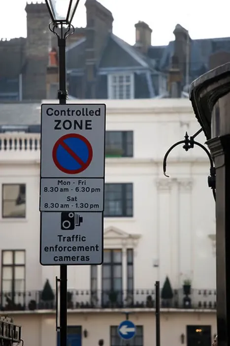 Framed Print : controlled zone with traffic enforcement cameras Framed Print : controlled zone with traffic enforcement cameras
