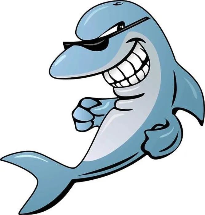 Framed Print : Cool Dolphin Cartoon Character Vector Graphic Illustration Framed Print : Cool Dolphin Cartoon Character Vector Graphic Illustration