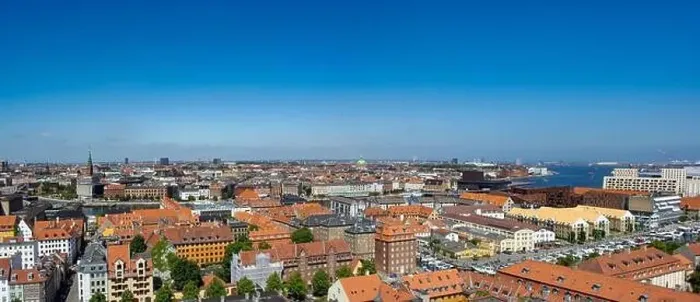 Framed Print : Copenhagen panorama: downtown architecture view from above - from the Church of Our Saviour Framed Print : Copenhagen panorama: downtown architecture view from above - from the Church of Our Saviour