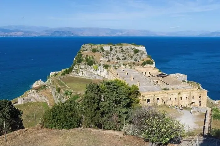 Framed Print : Corfu, 10 June 2024: Ionian Islands of Greece Corfu. Panoramic view of corfu city Framed Print : Corfu, 10 June 2024: Ionian Islands of Greece Corfu. Panoramic view of corfu city