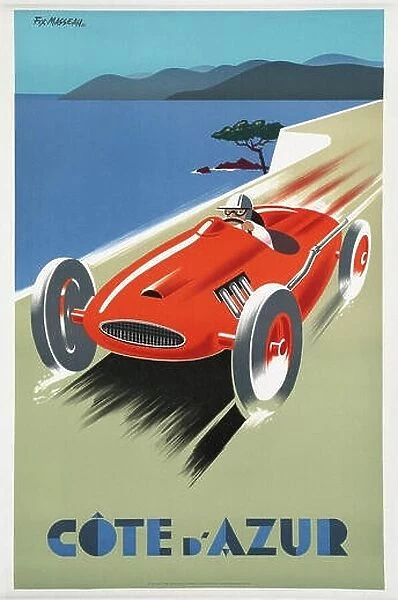 Cote d'Azur - Vintage travel poster 1920s-1940s