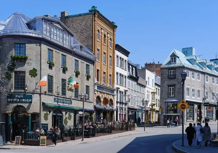 Framed Print : Cote de la Fabrique in the heart of the old town, Quebec City, Canada Framed Print : Cote de la Fabrique in the heart of the old town, Quebec City, Canada