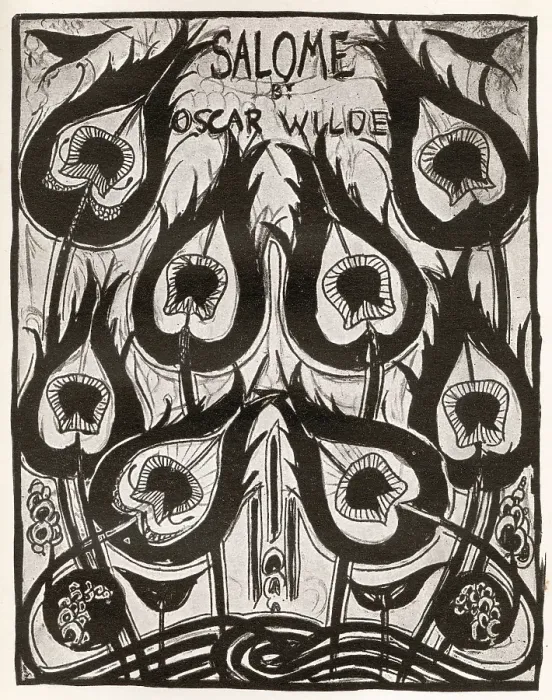 Framed Print : Cover Design - Aubrey Beardsleys illustration for Salome by Oscar Wilde first performed in England on 10 May Framed Print : Cover Design - Aubrey Beardsleys illustration for Salome by Oscar Wilde first performed in England on 10 May