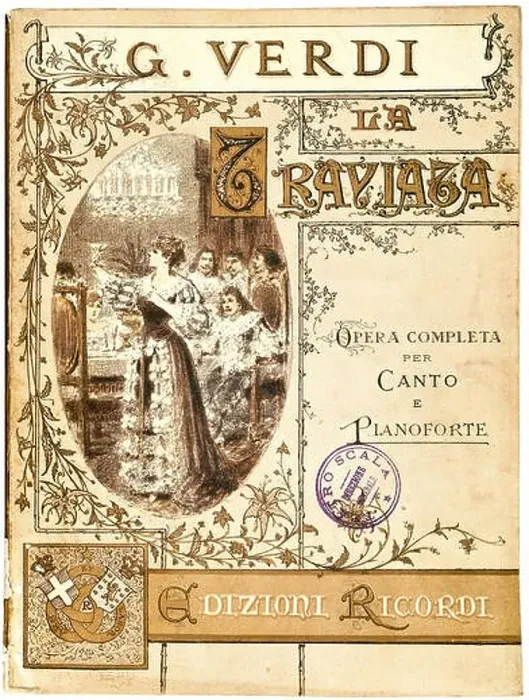 Framed Print : Cover of the vocal score of opera La Traviata by Giuseppe Verdi, 1853 Framed Print : Cover of the vocal score of opera La Traviata by Giuseppe Verdi, 1853