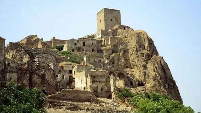 Framed Print : Craco, from a ghost town to a film set in the Basilicata region Framed Print : Craco, from a ghost town to a film set in the Basilicata region