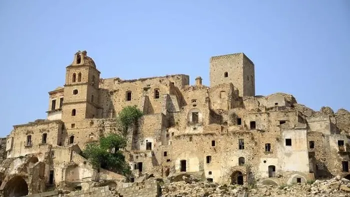 Framed Print : Craco, from a ghost town to a film set in the Basilicata region Framed Print : Craco, from a ghost town to a film set in the Basilicata region