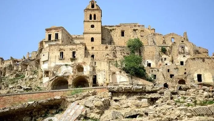 Framed Print : Craco, from a ghost town to a film set in the Basilicata region Framed Print : Craco, from a ghost town to a film set in the Basilicata region