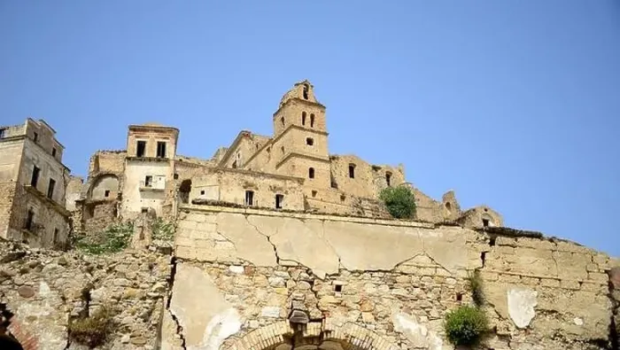 Framed Print : Craco, from a ghost town to a film set in the Basilicata region Framed Print : Craco, from a ghost town to a film set in the Basilicata region