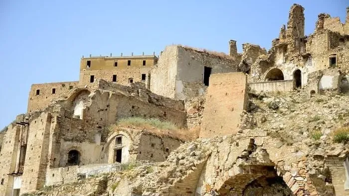 Framed Print : Craco, from a ghost town to a film set in the Basilicata region Framed Print : Craco, from a ghost town to a film set in the Basilicata region