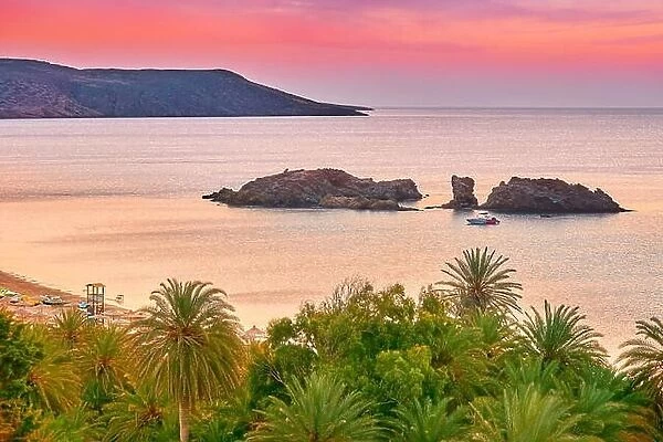 Crete Island- Vai Beach before sunrise, Greece