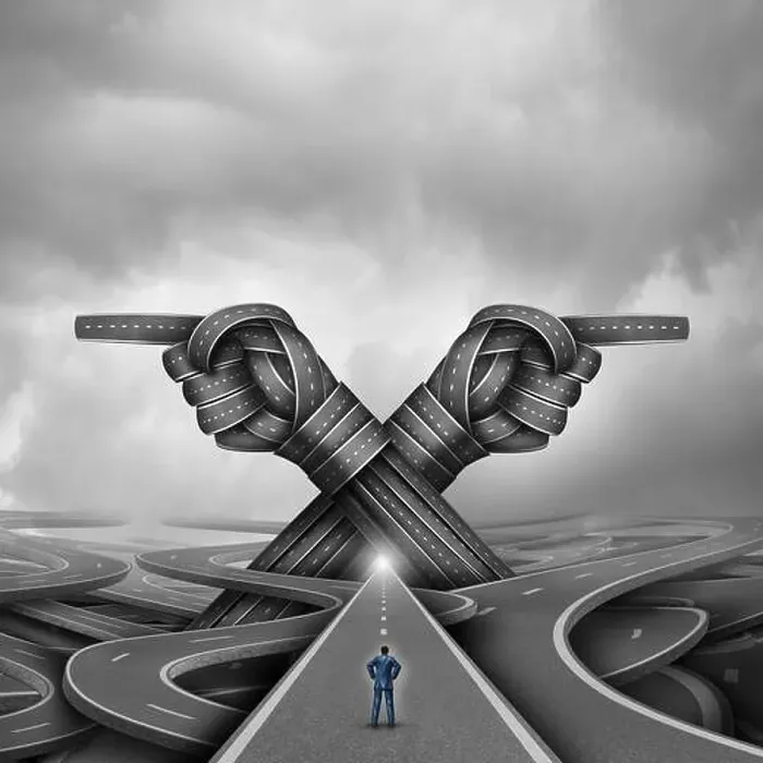 Framed Print : Crossroads concept of choice Framed Print : Crossroads concept of choice