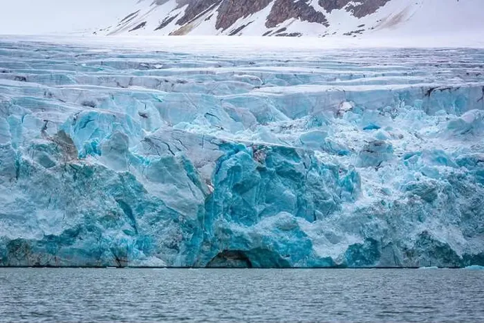 Framed Print : cruising in the Arctic in the Magdalensfjord on Svalbard along a glacier Framed Print : cruising in the Arctic in the Magdalensfjord on Svalbard along a glacier