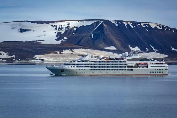 Framed Print : cruising with an expeditions ship in the arctic Framed Print : cruising with an expeditions ship in the arctic