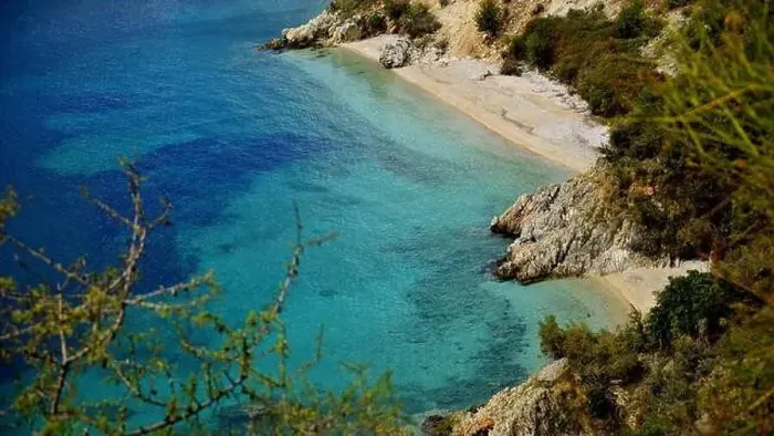 Framed Print : Crystal clear waters with sandy beaches and secluded bays Framed Print : Crystal clear waters with sandy beaches and secluded bays