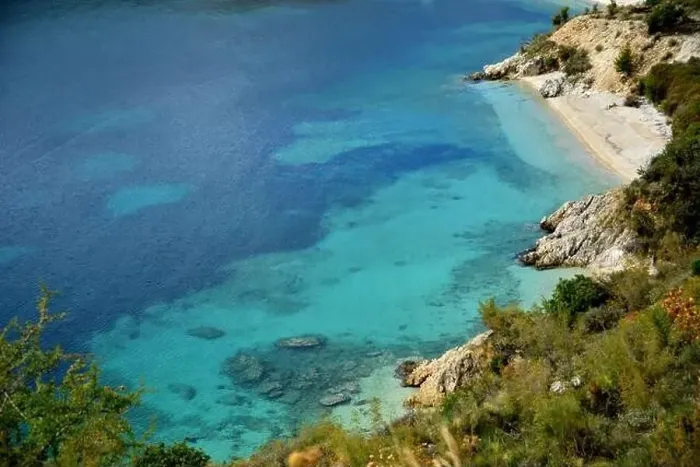 Framed Print : Crystal clear waters with sandy beaches and secluded bays Framed Print : Crystal clear waters with sandy beaches and secluded bays