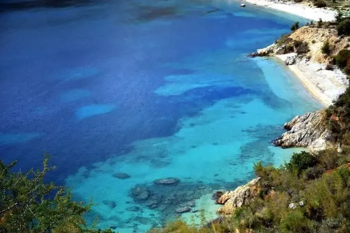 Framed Print : Crystal clear waters with sandy beaches and secluded bays Framed Print : Crystal clear waters with sandy beaches and secluded bays