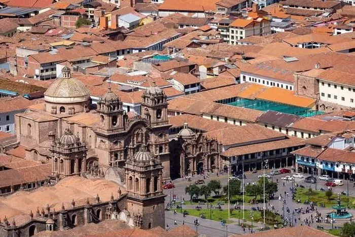 Framed Print : Cusco, View of the centre of Cusco city with the Cathedral, Peru. South America Framed Print : Cusco, View of the centre of Cusco city with the Cathedral, Peru. South America