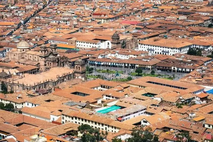 Framed Print : Cusco, View of the centre of Cusco city with the Cathedral, Peru. South America Framed Print : Cusco, View of the centre of Cusco city with the Cathedral, Peru. South America