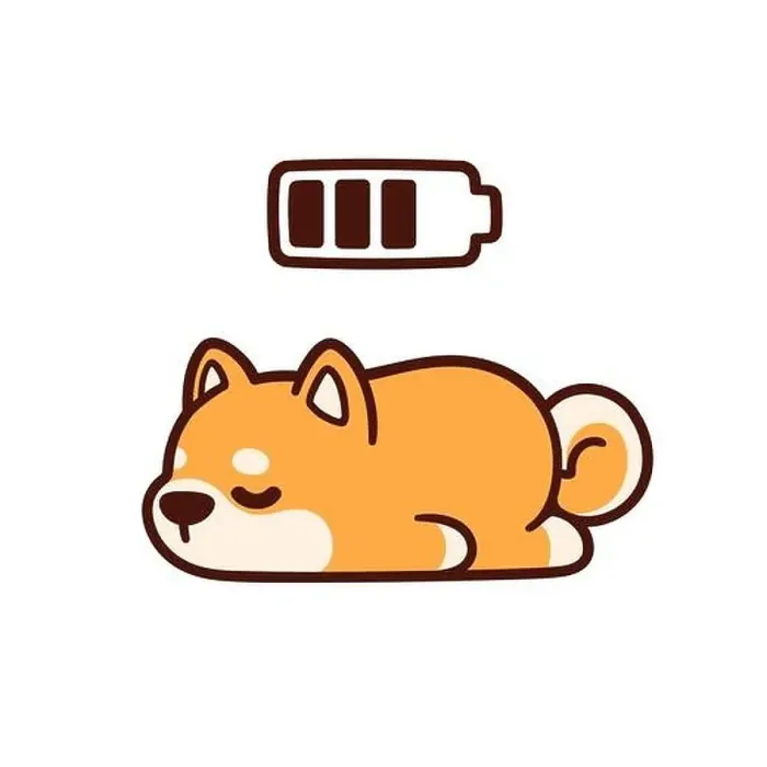 Framed Print : Cute cartoon Shiba Inu puppy taking power nap with charging battery. Adorable sleeping dog drawing, vector illustration Framed Print : Cute cartoon Shiba Inu puppy taking power nap with charging battery. Adorable sleeping dog drawing, vector illustration