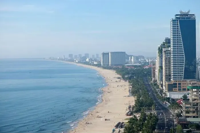 Framed Print : Da Nang, Vietnam July 4 2024: my khe beach and hotel is built near the beac in Da Nang Framed Print : Da Nang, Vietnam July 4 2024: my khe beach and hotel is built near the beac in Da Nang
