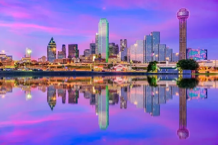 Framed Print : Dallas, Texas, USA downtown city skyline Framed Print : Dallas, Texas, USA downtown city skyline