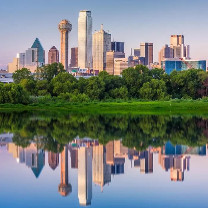 Framed Print : Dallas, Texas, USA downtown city skyline Framed Print : Dallas, Texas, USA downtown city skyline