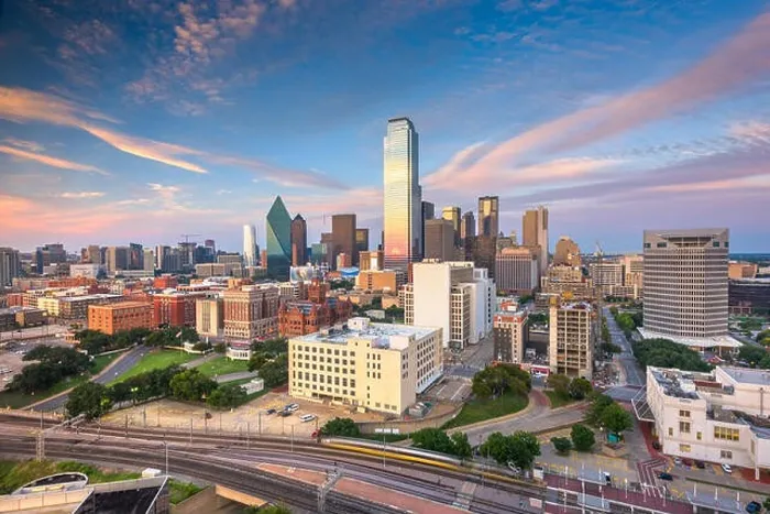 Framed Print : Dallas, Texas, USA skyline over Dealey Plaza Framed Print : Dallas, Texas, USA skyline over Dealey Plaza