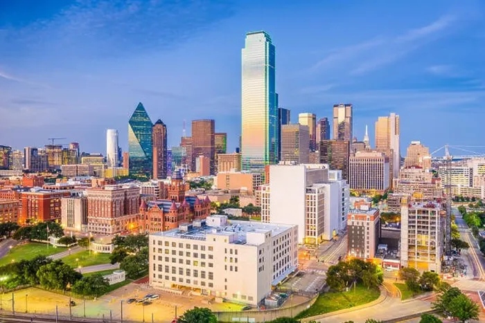 Framed Print : Dallas, Texas, USA skyline over Dealey Plaza Framed Print : Dallas, Texas, USA skyline over Dealey Plaza