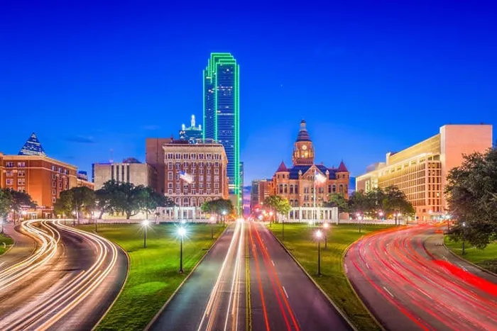 Framed Print : Dallas, Texas, USA skyline over Dealey Plaza Framed Print : Dallas, Texas, USA skyline over Dealey Plaza