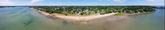 Framed Print : Dane Street Beach at Mackerel Cove aerial view panorama in city of Beverly, Massachusetts MA, USA Framed Print : Dane Street Beach at Mackerel Cove aerial view panorama in city of Beverly, Massachusetts MA, USA