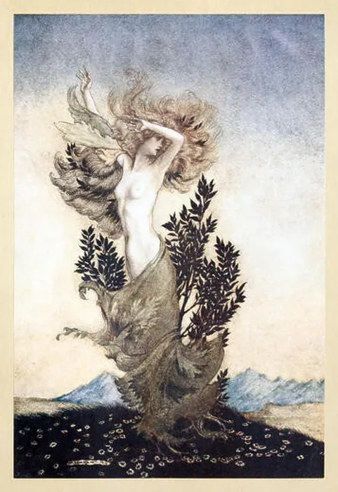 Framed Print : as Daphne was, Root-bound, that fled Apollo from Comus by John Milton Framed Print : as Daphne was, Root-bound, that fled Apollo from Comus by John Milton