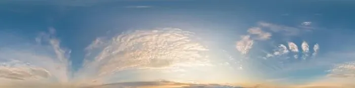 Framed Print : Dark blue sunset sky panorama with Cirrus clouds Framed Print : Dark blue sunset sky panorama with Cirrus clouds