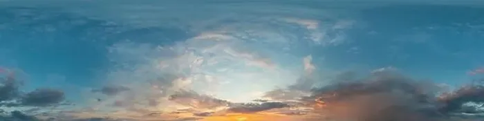 Framed Print : Dark blue sunset sky panorama with Cirrus clouds Framed Print : Dark blue sunset sky panorama with Cirrus clouds